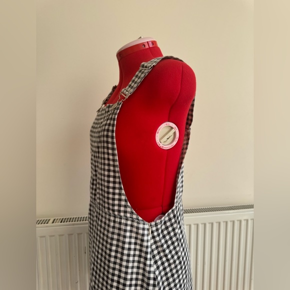 Gingham Etophe Studios Mini Overall Dress - Picture 3 of 5